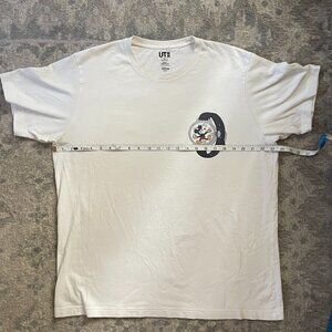 Uniqlo x Geoff McFetridge x Disney white graphic tee - XL